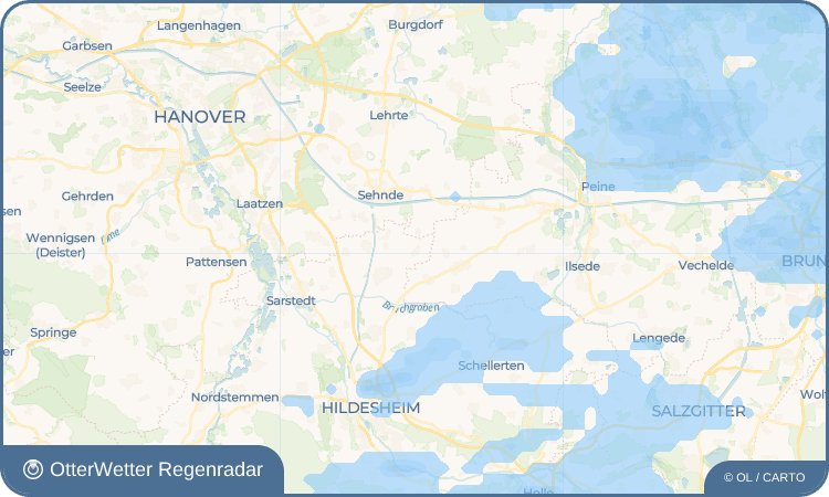OtterWetter Regenradar-Widget Groß Lobke