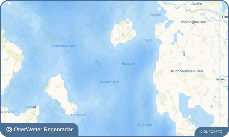 Widget-Vorschau für Groß Ringmar Wetter-Widget-Vorschau mit Vorhersagedaten für Groß Ringmar