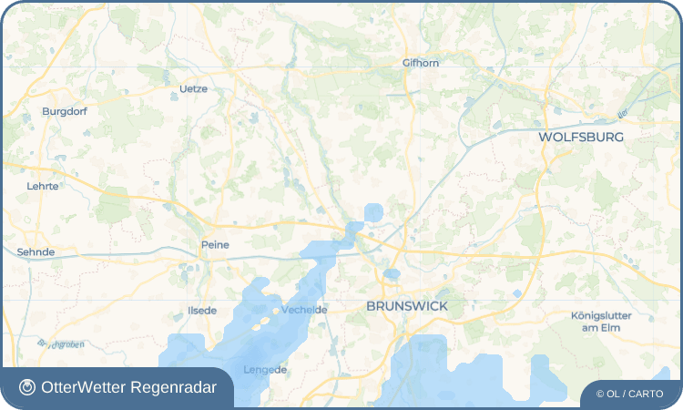 OtterWetter Regenradar-Widget Groß Schwülper