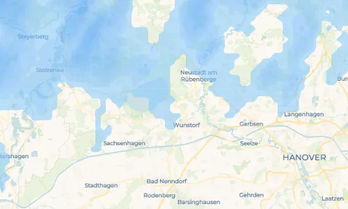 Regenradar Vorschaubild - Aktuelle Niederschläge in Großenheidorn und Umgebung
