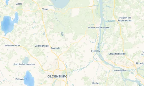Regenradar Vorschaubild - Aktuelle Niederschläge in Großenmeer und Umgebung