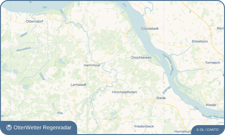 Wetter-Widget-Vorschau mit Vorhersagedaten für Großenwörden
