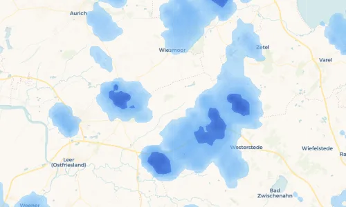 Regenradar Vorschaubild - Aktuelle Niederschläge in Großoldendorf und Umgebung