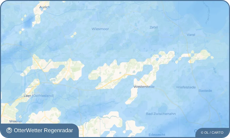 Wetter-Widget-Vorschau mit Vorhersagedaten für Großsander