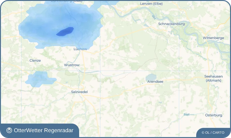 Wetter-Widget-Vorschau mit Vorhersagedaten für Großwitzeetze