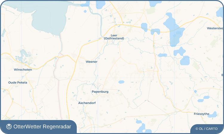 OtterWetter Regenradar-Widget Großwolde