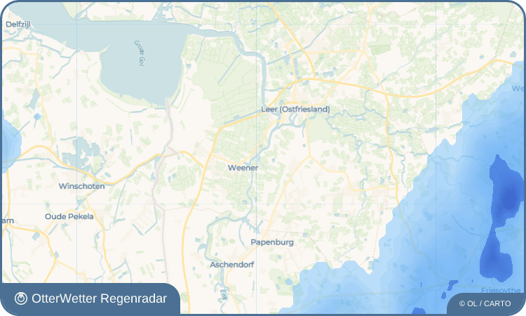 OtterWetter Regenradar-Widget Grotegaste