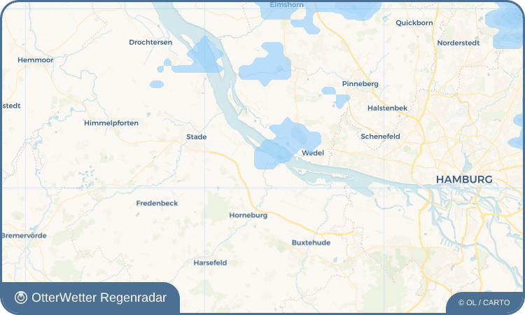 OtterWetter Regenradar-Widget Grünendeich