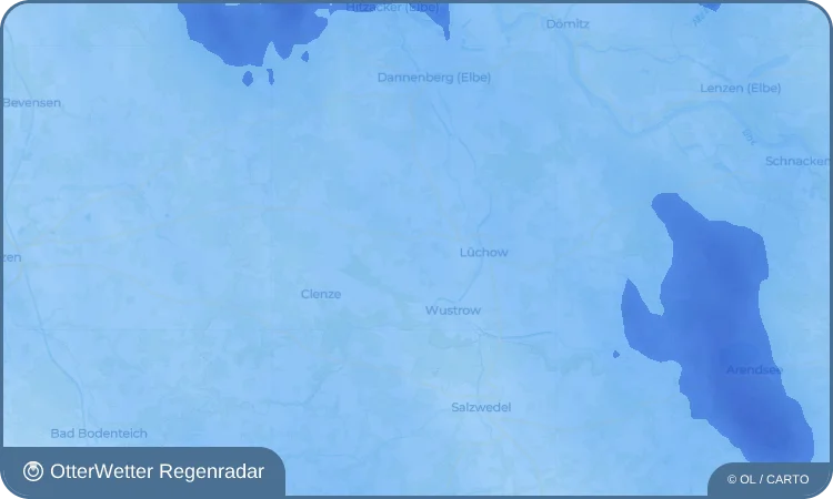 Wetter-Widget-Vorschau mit Vorhersagedaten für Gühlitz