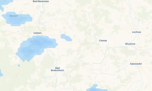 Regenradar Vorschaubild - Aktuelle Niederschläge in Güstau und Umgebung