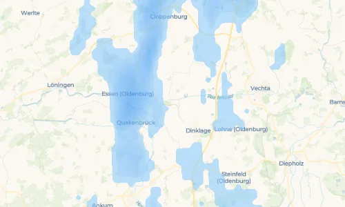 Regenradar Vorschaubild - Aktuelle Niederschläge in Gut Lage und Umgebung