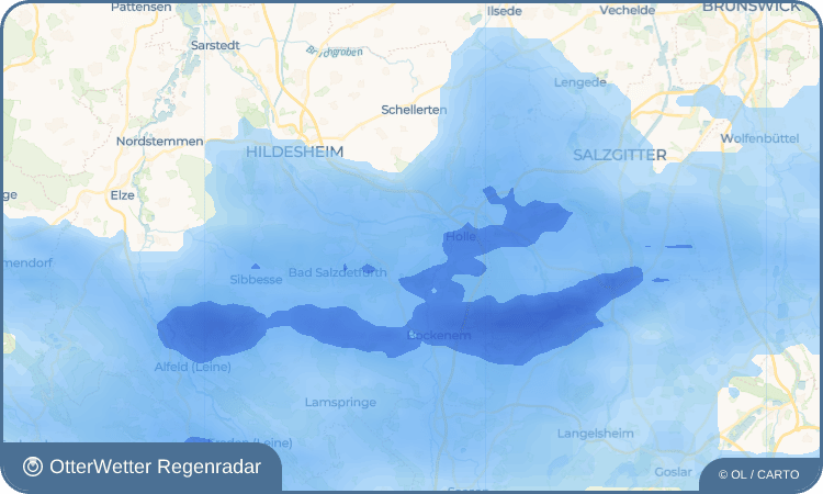 OtterWetter Regenradar-Widget Hackenstedt
