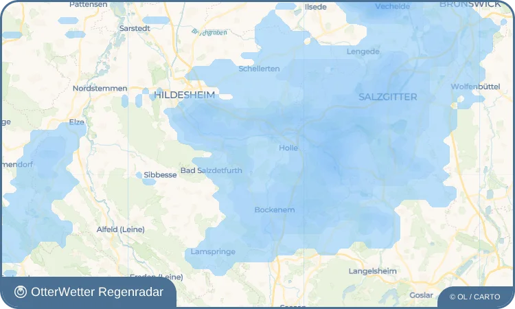 Wetter-Widget-Vorschau mit Vorhersagedaten für Hackenstedt