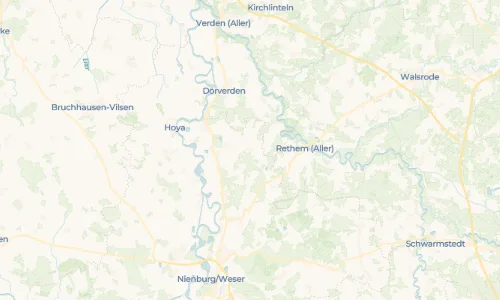 Regenradar-Vorschau: aktuelle Niederschläge in Hämelhausen und Umgebung