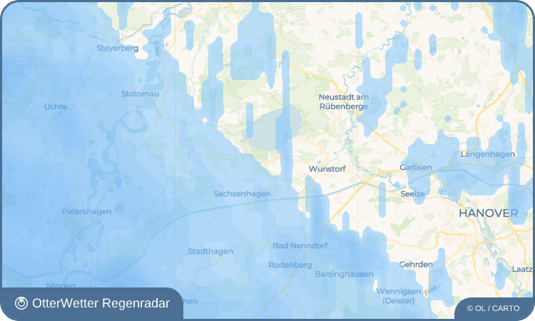 Wetter-Widget-Vorschau mit Vorhersagedaten für Hagenburg