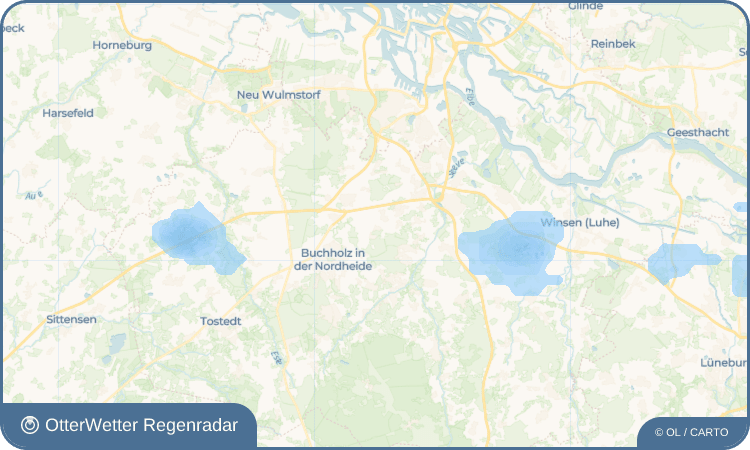OtterWetter Regenradar-Widget Hainbuch