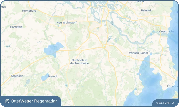 Widget-Vorschau für Hainbuch Wetter-Widget-Vorschau mit Vorhersagedaten für Hainbuch