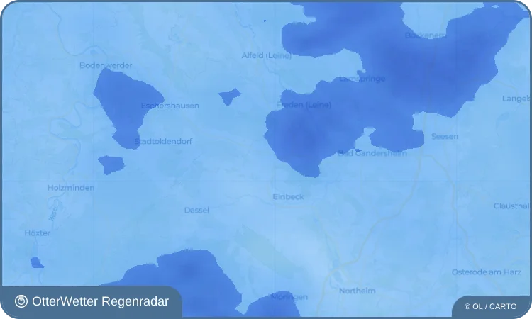 Wetter-Widget-Vorschau mit Vorhersagedaten für Hallensen