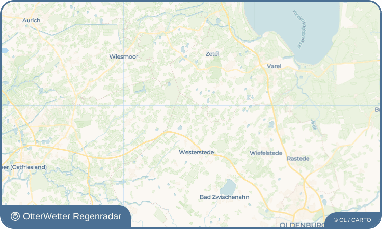 OtterWetter Regenradar-Widget Halsbek