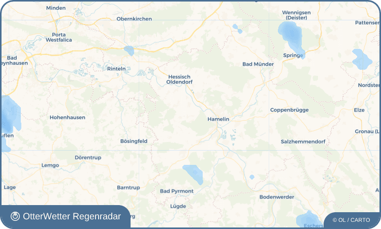 OtterWetter Regenradar-Widget Halvestorf