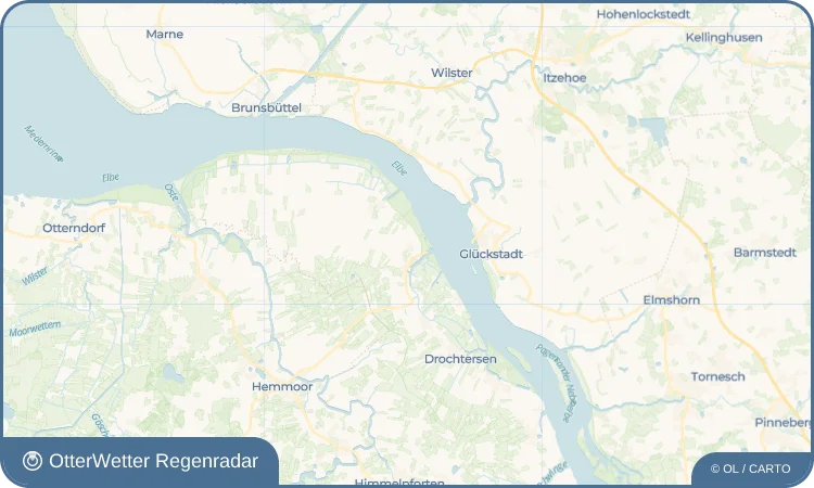Wetter-Widget-Vorschau mit Vorhersagedaten für Hamelwörden