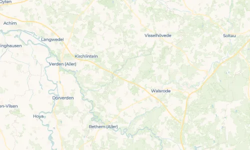 Regenradar-Vorschau: aktuelle Niederschläge in Hamwiede und Umgebung