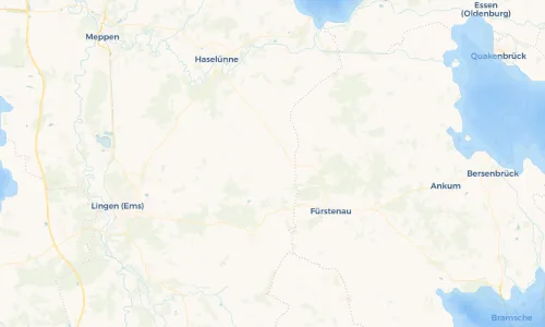 Regenradar Vorschaubild - Aktuelle Niederschläge in Handrup und Umgebung