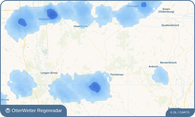 Widget-Vorschau für Handrup Wetter-Widget-Vorschau mit Vorhersagedaten für Handrup