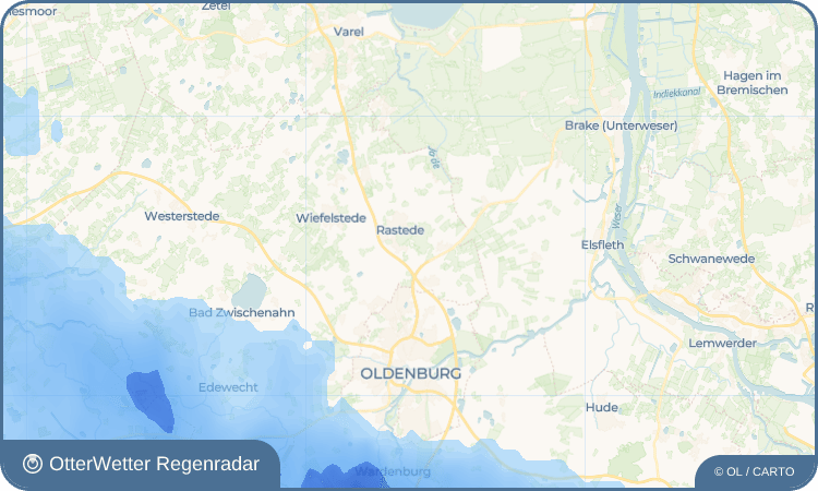 Wetter-Widget-Vorschau mit Vorhersagedaten für Hankhausen II