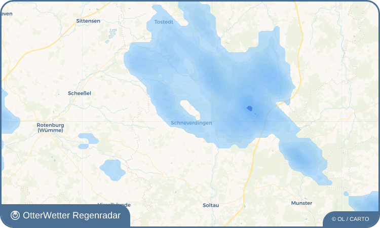 Widget-Vorschau für Hansahlen Wetter-Widget-Vorschau mit Vorhersagedaten für Hansahlen