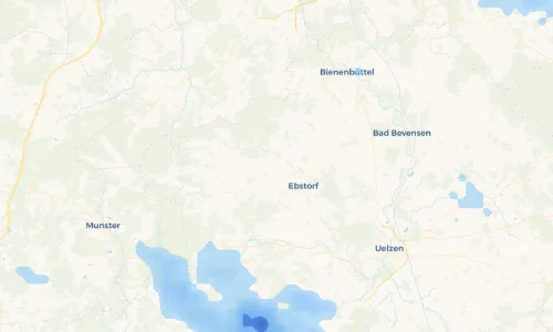 Regenradar Vorschaubild - Aktuelle Niederschläge in Hanstedt I und Umgebung