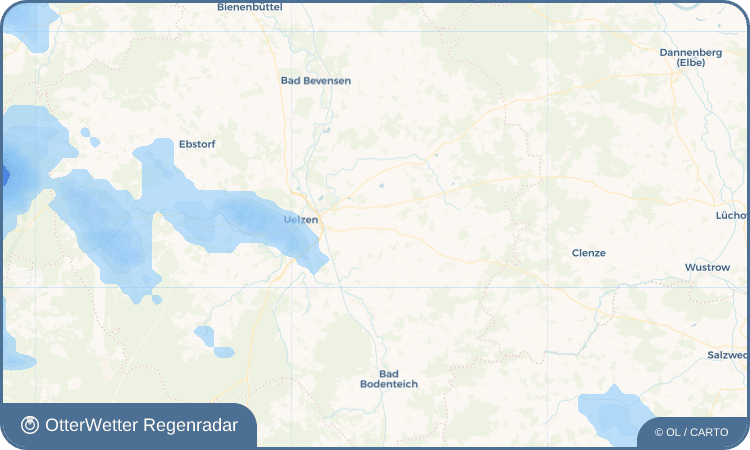 OtterWetter Regenradar-Widget Hanstedt II