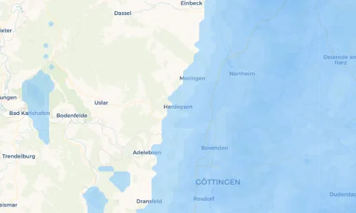 Regenradar Vorschaubild - Aktuelle Niederschläge in Hardegsen und Umgebung