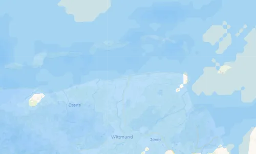Regenradar Vorschaubild - Aktuelle Niederschläge in Harlesiel und Umgebung