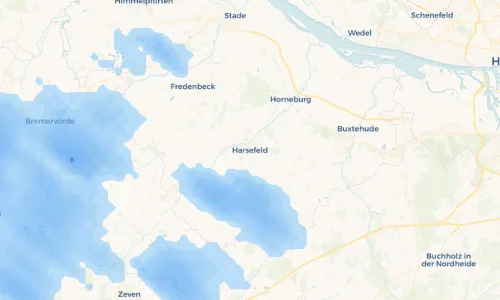 Regenradar Vorschaubild - Aktuelle Niederschläge in Harsefeld und Umgebung