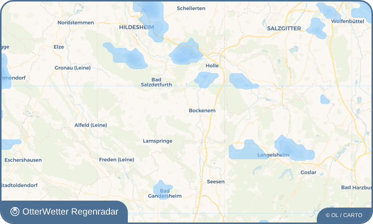 OtterWetter Regenradar-Widget Hary