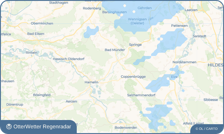 OtterWetter Regenradar-Widget Hasperde