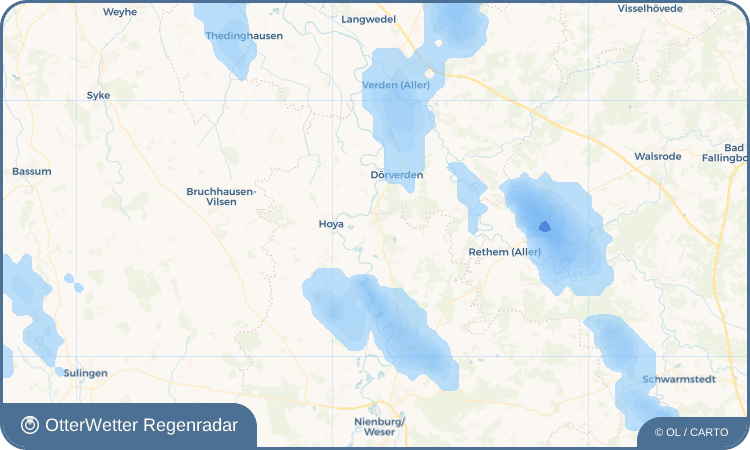 OtterWetter Regenradar-Widget Hassel