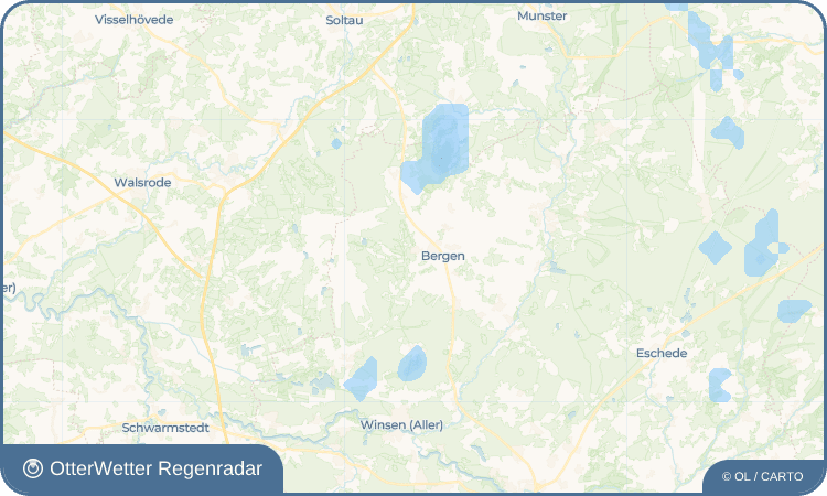 OtterWetter Regenradar-Widget Hasselhorst