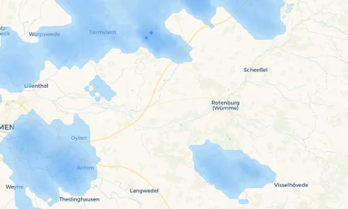 Regenradar Vorschaubild - Aktuelle Niederschläge in Hassendorf und Umgebung
