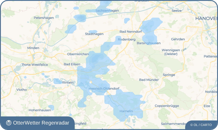 OtterWetter Regenradar-Widget Hattendorf