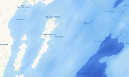 Regenradar Vorschaubild - Aktuelle Niederschläge in Hatterwüsting und Umgebung