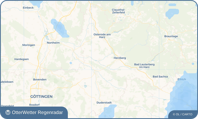 OtterWetter Regenradar-Widget Hattorf am Harz