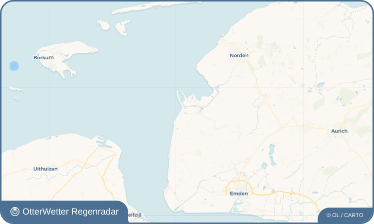 OtterWetter Regenradar-Widget Hauen