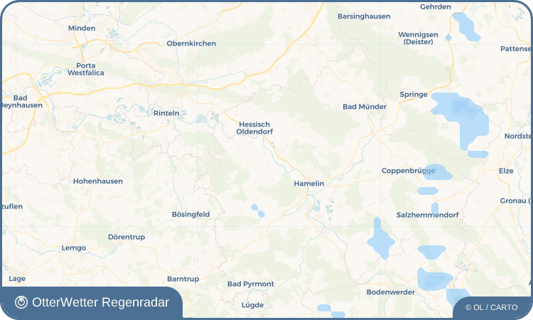 OtterWetter Regenradar-Widget Haverbeck