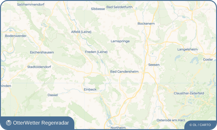 OtterWetter Regenradar-Widget Heckenbeck