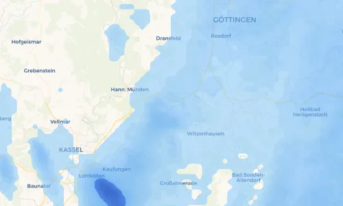 Regenradar Vorschaubild - Aktuelle Niederschläge in Hedemünden und Umgebung