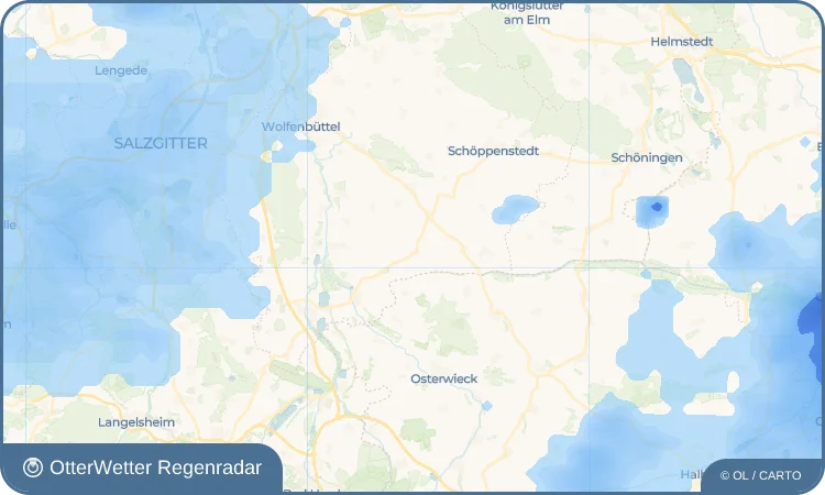 Widget-Vorschau für Hedeper Wetter-Widget-Vorschau mit Vorhersagedaten für Hedeper