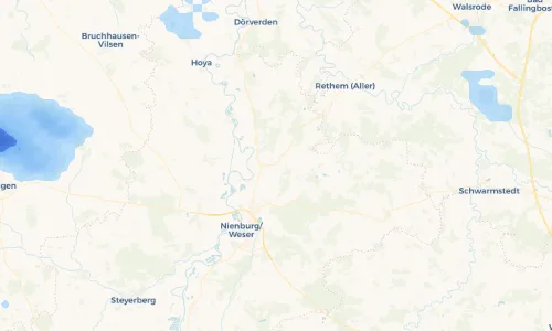 Regenradar Vorschaubild - Aktuelle Niederschläge in Heemsen und Umgebung