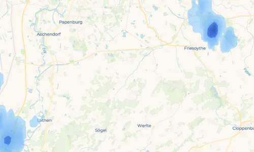 Regenradar Vorschaubild - Aktuelle Niederschläge in Heidbrücken und Umgebung